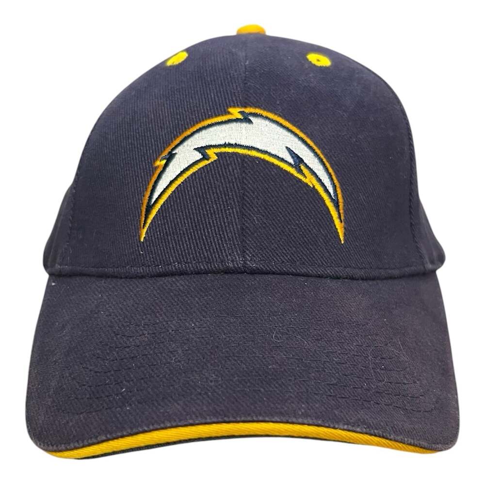NFL San Diego Los Angeles Chargers White Blue Gold Adjustable Football Hat Cap